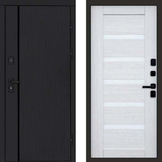 Входная дверь Termo-door Урбан Black - Царга Лиственница