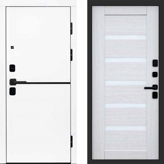 Входная дверь Termo-door Тренд WHITE - Царга Лиственница