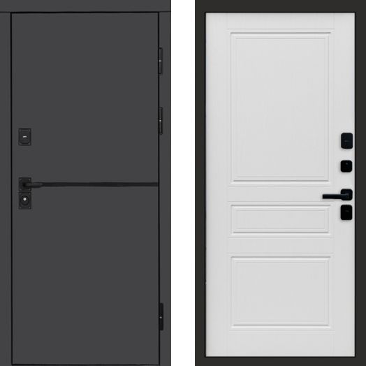 Входная дверь Termo-door Тренд Графит - Классика Лиственница