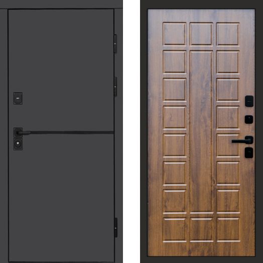 Входная дверь Termo-door Тренд Графит - Престиж Дуб