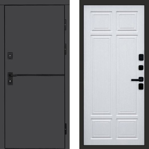 Входная дверь Termo-door Тренд Графит - Лиственница премиум