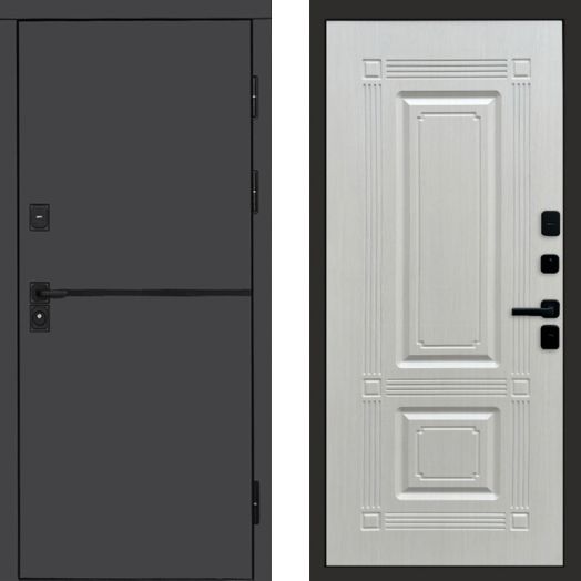 Входная дверь Termo-door Тренд Графит - Мадрид Лиственница