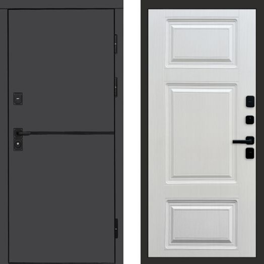 Входная дверь Termo-door Тренд Графит - Лион Лиственница