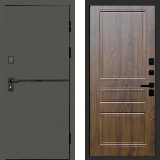 Входная дверь Termo-door Тренд Грин - Классика Дуб