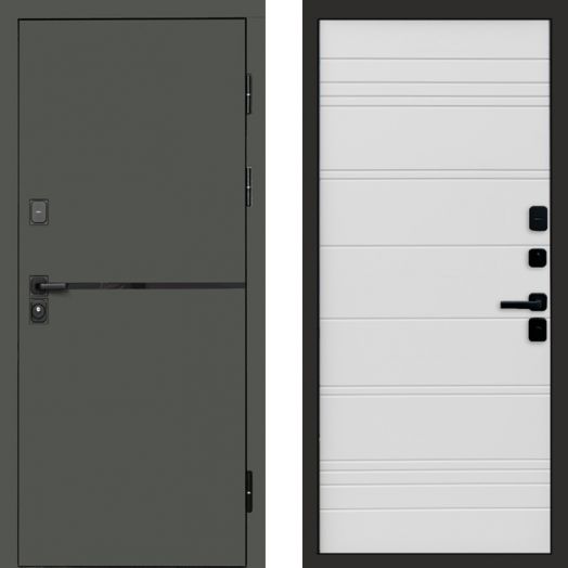 Входная дверь Termo-door Тренд Грин - White Line