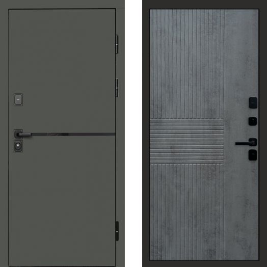 Входная дверь Termo-door Тренд Грин - Мастино Бетон темный