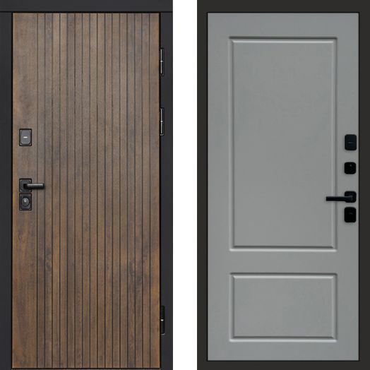 Входная дверь Termo-door Твист Ультра - Марсель Грей софт