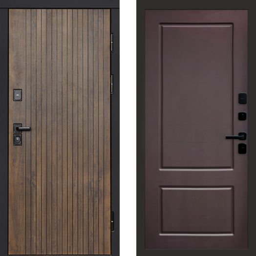 Входная дверь Termo-door Твист Ультра - Марсель Шоколад