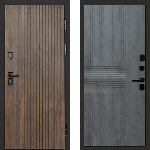 Входная дверь Termo-door Твист Ультра - Мастино Бетон темный