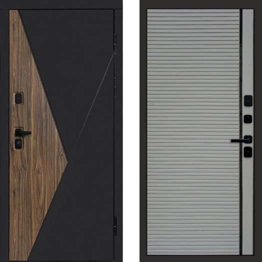 Входная дверь Termo-door Матрикс Ультра - Porte Грей софт