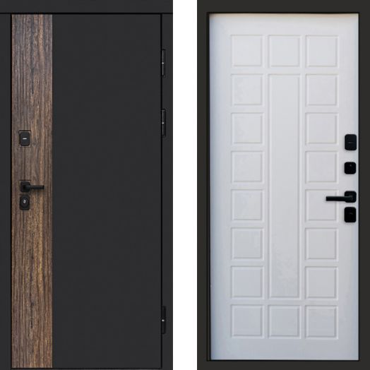 Входная дверь Termo-door ТОР - Престиж Белое дерево