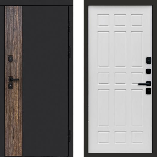 Входная дверь Termo-door ТОР - Спарта Белое дерево