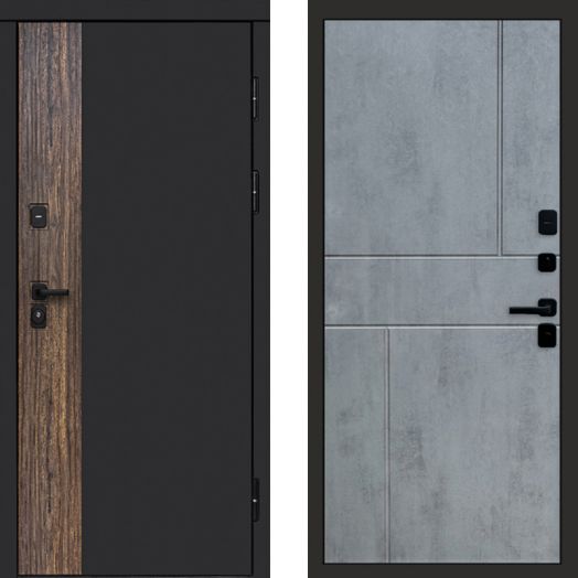 Входная дверь Termo-door ТОР - Горизонт Бетон темный