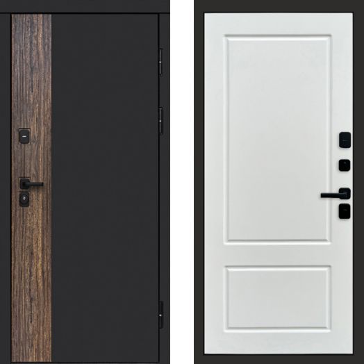 Входная дверь Termo-door ТОР - Марсель Белый софт