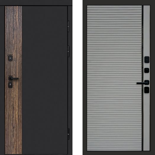 Входная дверь Termo-door ТОР - Porte Грей софт