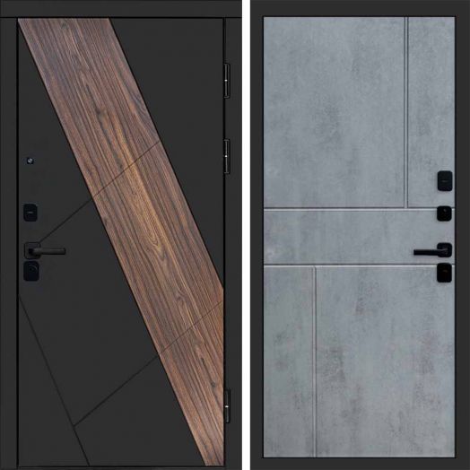 Входная дверь Termo-door Нова - Горизонт Бетон темный