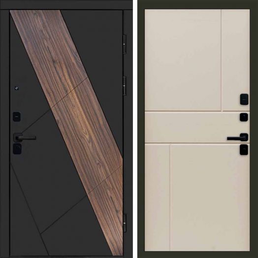 Входная дверь Termo-door Нова - Горизонт Слоновая кость