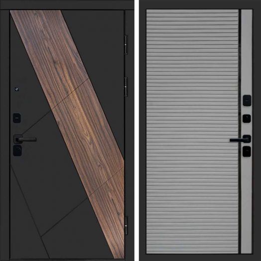 Входная дверь Termo-door Нова - Porte Грей софт