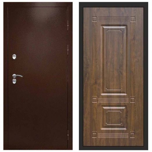 Входная дверь Termo-door Техно Медь - Мадрид Дуб