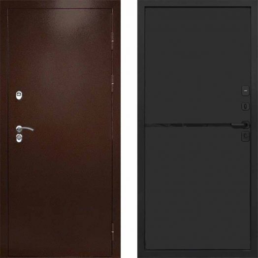 Входная дверь Termo-door Техно Медь - Нео Black