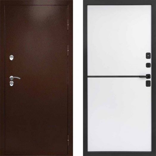 Входная дверь Termo-door Техно Медь - Нео White