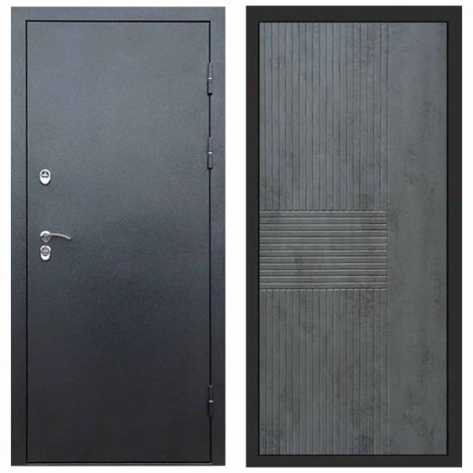 Входная дверь Termo-door Техно Графит - Мастино Бетон темный