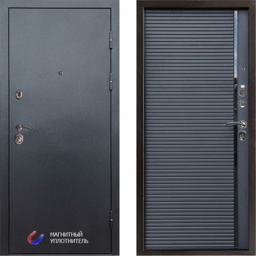 Входная дверь Termo-door Техно Графит - Porte black