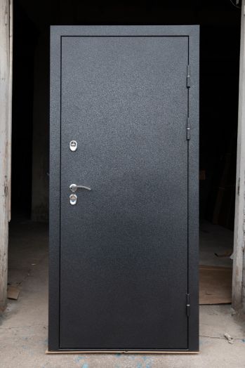 Входная дверь Termo-door Техно Графит - Зеркало триумф Венге