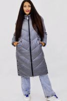 Удлиненная куртка Зима арт.6511 [серый]