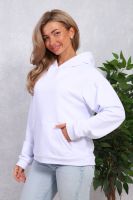 1087 Толстовка женская [белый]