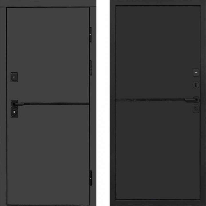 Входная дверь Termo-door Тренд Графит - Нео Black