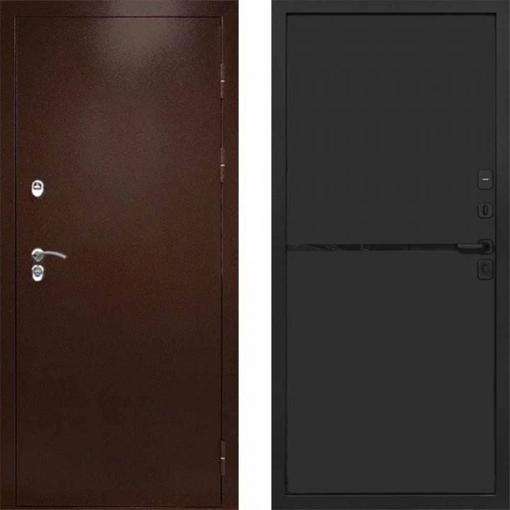 Входная дверь Termo-door Техно Медь - Нео Графит