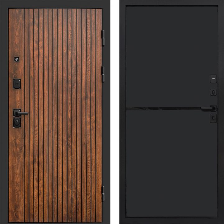 Входная дверь Termo-door Твист Ультра - Нео Black