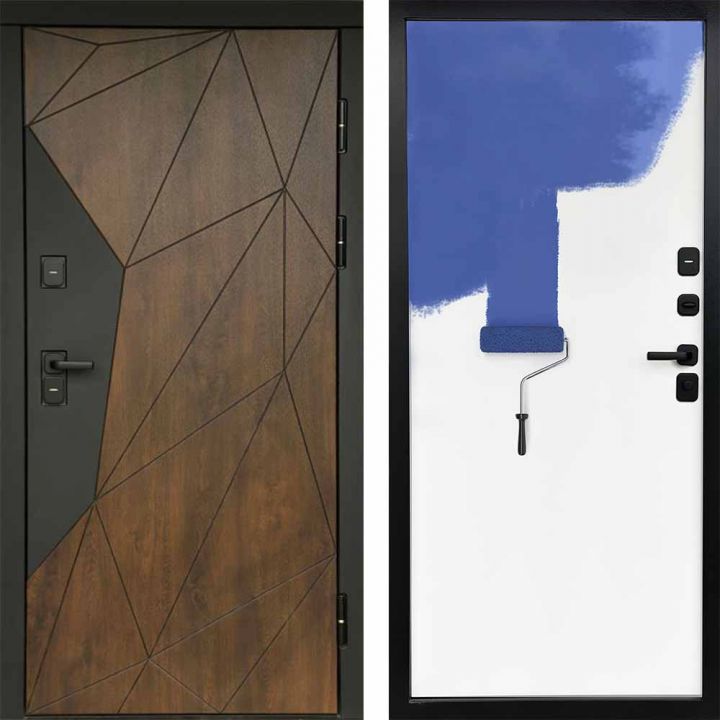 Входная дверь Termo-door Геометрия - Грунт под покраску