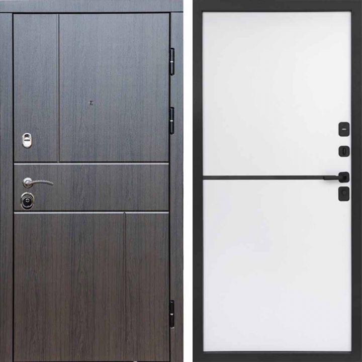 Входная дверь Termo-door Вертикаль Венге - Нео White