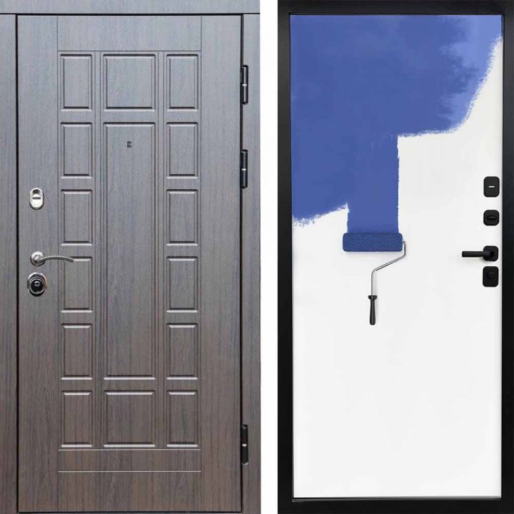 Входная дверь Termo-door Виргиния Венге - Грунт под покраску