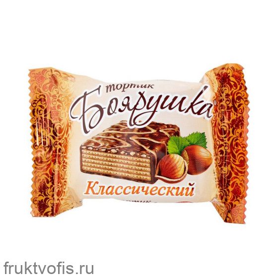 Конфеты «Тортик Боярушка» шок-вафельный 38г КФ «Славянка»