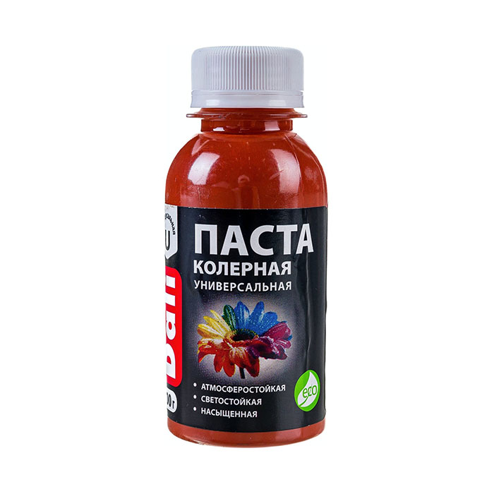Паста колерная универсальная, ЗАО "НПП Рогнеда" шиповник, 0.1кг.