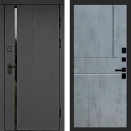 Входная дверь Termo-door Роял Графит - Горизонт Бетон темный