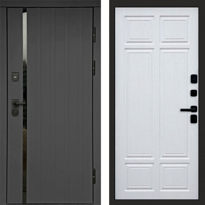 Входная дверь Termo-door Роял Графит - Лиственница премиум