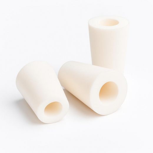 Пробка силиконовая № 14, с каналом, 100 шт/упак