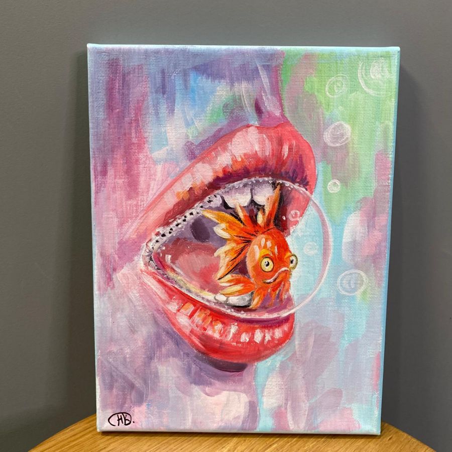 Картина ручной работы "Рыба моя "