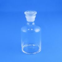Склянка (штанглас) Labdevices, 250 мл, светлое стекло, с притёртой пробкой, узкое горло