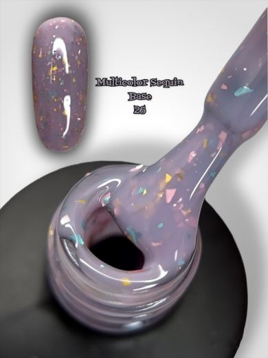MSB26  база камуфлирующая "MULTYCOLOR SEQUIN"   