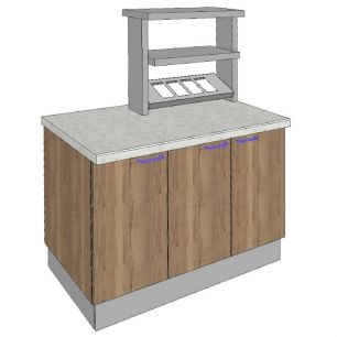 Стол под приборы и подносы "Алтай"