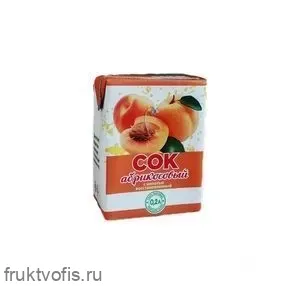 Сок Абрикосовый Гост 0,2л «Ширококарамышский КЗ» Россия