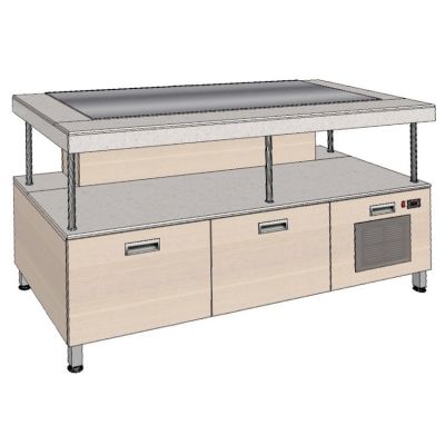 Стол с плоской охлаждающей поверхностью