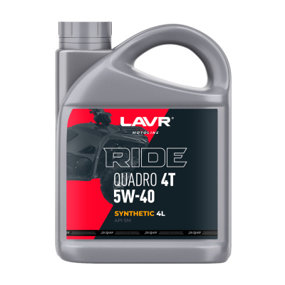 Lavr Ride Quadro 4Т 5W-40 SM Motoline, 4л