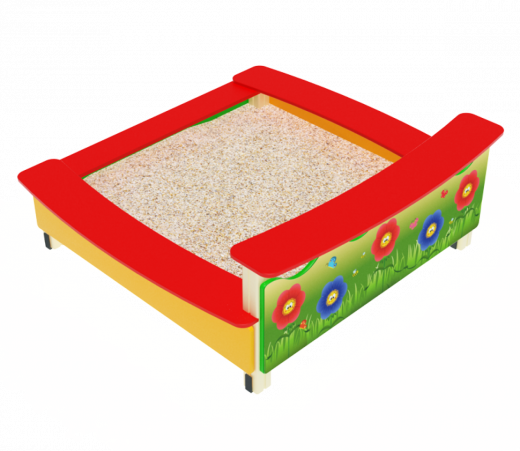 Песочница Полянка 1990х1900х585