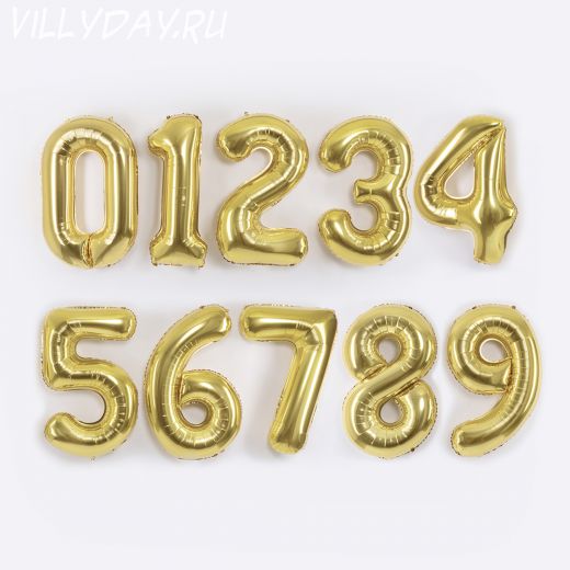 Цифры Белое Золото 102см